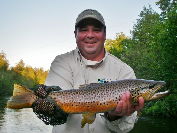 Guide Trip - Fly Fishing the Manistee River - Current Works Guide Service